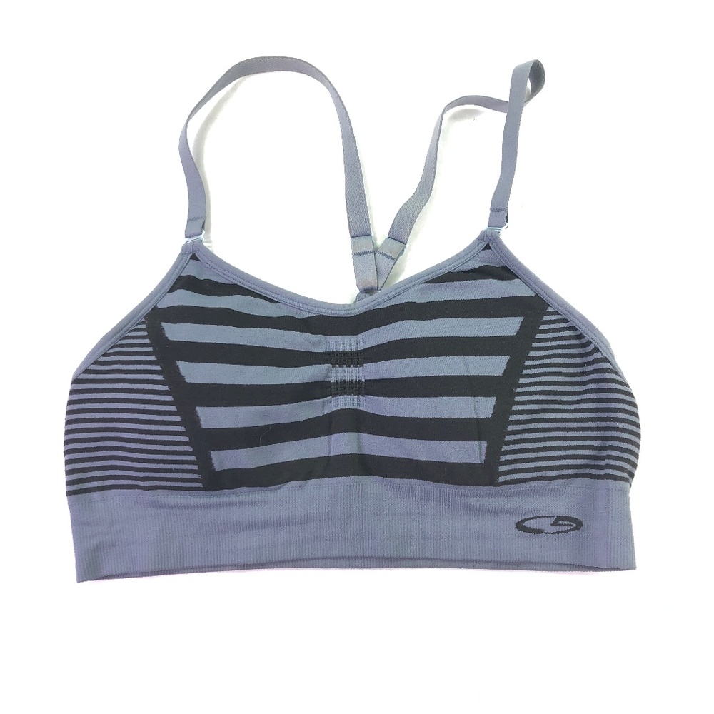GC Purple Black Lining Sports Bra 12.5 Bust Q211